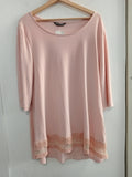 MAGLIA NINA LEONARD TGXL ROSA C/RIPORTO PIZZO