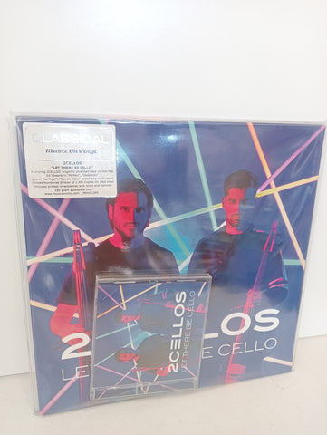 DISCO VINILE LP 33 GIRI LET THERE BE CELLO - 2 CELLOS + CD AUDIO