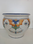 CACHE POT IN PORCELLANA FACCIOLINI CASTELLI H30XDIAMETRO30 CM