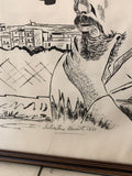LITOGRAFIA NUMERATA DI SALVATORE AMATO 1981 H76X57 CM