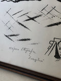 LITOGRAFIA NUMERATA DI SALVATORE AMATO 1981 H76X57 CM