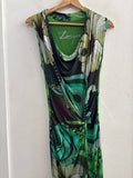 ABITO DESIGUAL TG.S VERDE FANTASIA