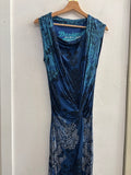 ABITO DESIGUAL TG.S BLU FANTASIA