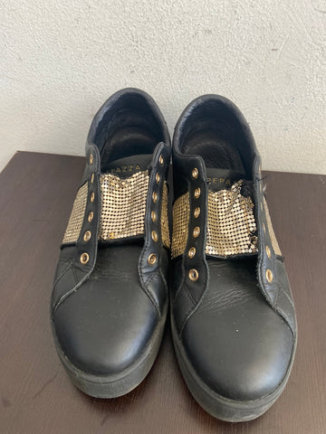 SNEAKERS PEPAZZA MIS.39 NERO/DORATO