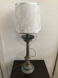 TORCIERE/LAMPADA IN PELTRO H67XD15CM