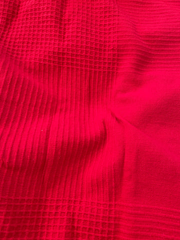 COPRILETTO IN COTONE ROSSO