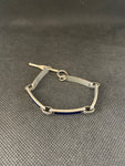 BRACCIALE IN ACCIAIO SMALTATO BLU
