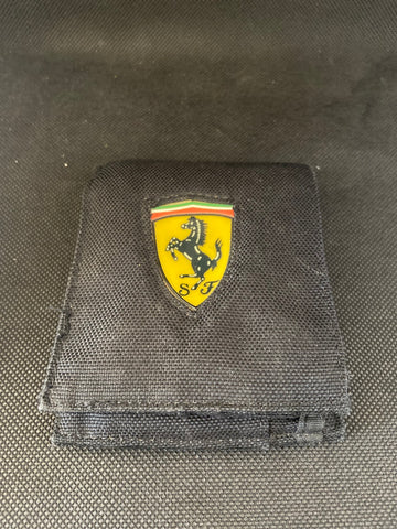 PORTAFOGLIO FERRARI IN TESSUTO NERO