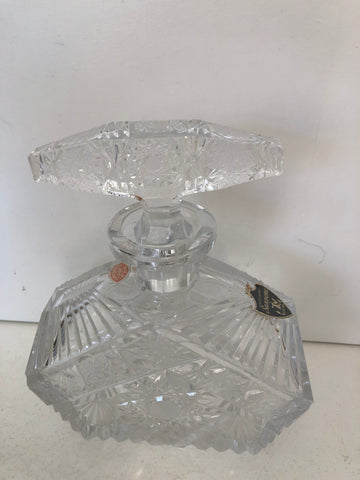BOTTIGLIA DA AMARO IN CRISTALLO DI BOEMIA