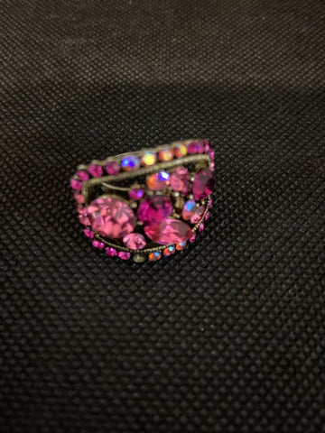 ANELLO PIETRE ROSA