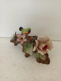 FIORI IN CERAMICA TIPO CAPODIMONTE H7XL10XP1.5 CM