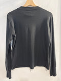 GIACCA C/ZIP FAUSTA TRICOT TGL MISTO LANA NERO
