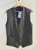 GILET ZARA TGL BLU/GRIGIO
