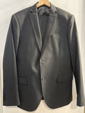 VESTITO UOMO VILLA VASARI TG50 NERO GESSATO UOMO