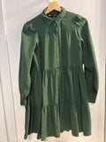 ABITO ZARA TGXS VERDE DONNA