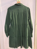 ABITO ZARA TGXS VERDE DONNA