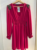 ABITO VICKY MOOD TGM FUCSIA C/BORCHIE