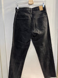 JEANS ZARA TG42 NERO C/DISEGNO DIPINTO A MANO