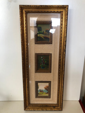 CORNICE RETTANGOLARE CON TRILOGIA 50X20