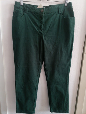 JEANS PUNTO ROMA TG48 VERDE DONNA