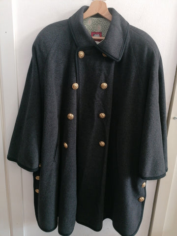 MANTELLA VINTAGE GRIGIO IN PANNO