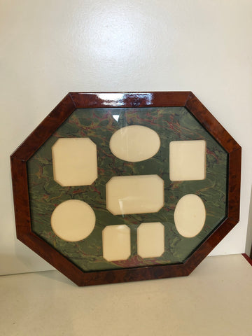 PORTA FOTO A QUADRO TIPO IN RADICA 8 POSTI VARIE MISURE