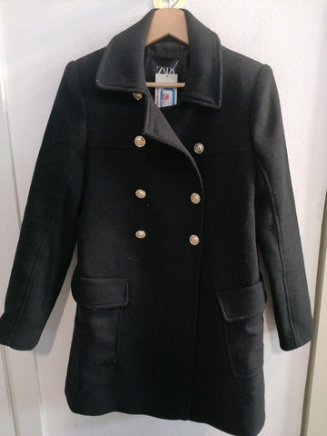 CAPPOTTO ZARA TGS NERO DONNA
