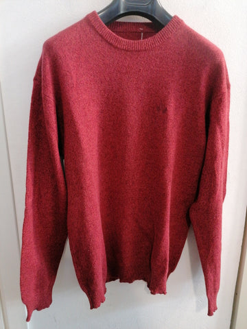 MAGLIONE UOMO TGXL IN LANA D'AGNELLO ARANCIO