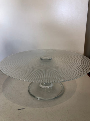 ALZATINA PORTA DOLCI IN VETRO H10XDIAMETRO28 CM