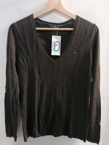 MAGLIONCINO TOMMY HILFIGER TGM MARRONE