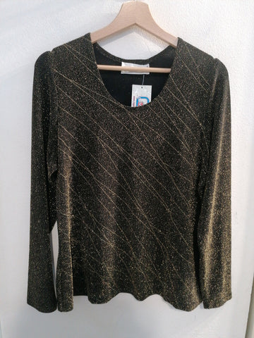 MAGLIA GABELMODA TG48 LAME' DORATO