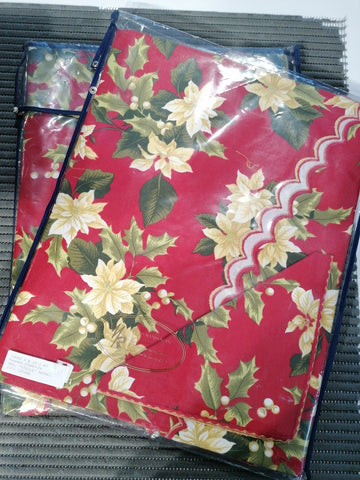 TOVAGLIA X8 ROSSO D180CM STELLE DI NATALE(PARI AL NUOVO)