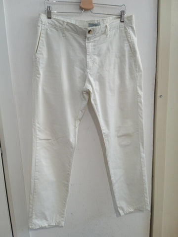 PANTALONE THEOTHERFACE TG52 BIANCO UOMO