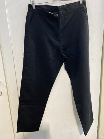 PANTALONE IWIE TGL NERO DONNA COTONE E LINO