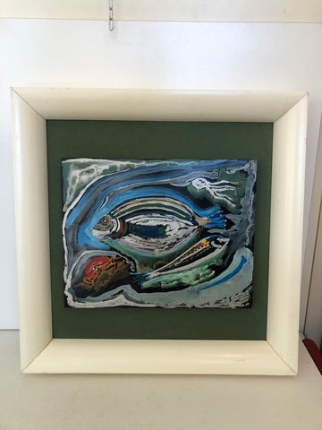 QUADRO DECORO MARINO C/CORNICE H45XL45 CM
