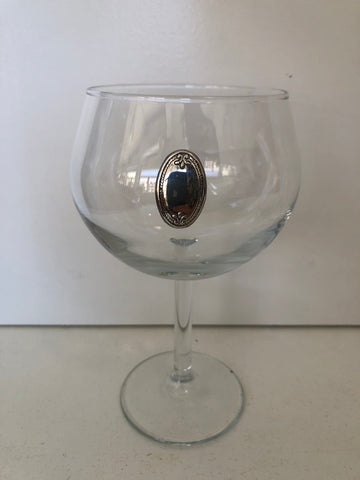 BICCHIERE CON LAM ARG PER COMPOSIZIONE H16XL5 CM