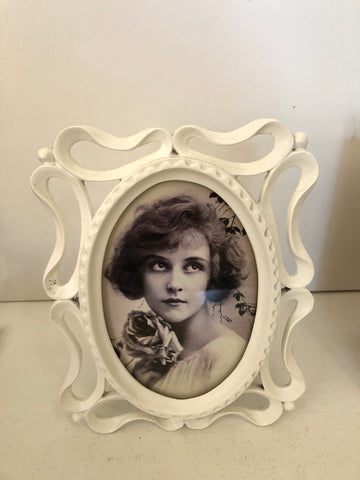 PORTA FOTO OVALE TIPO PROVENZALE H14XL8 CM