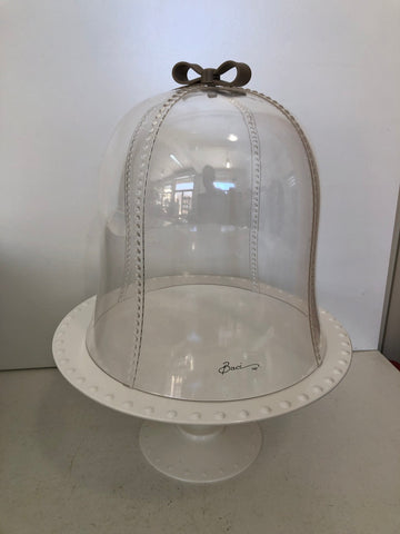 CAMPANA PORTA DOLCI BACI MILANO + ALZATINA H37XDIAMETRO27 CM