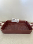 PIROFILA RETTANGOLARE DUE MANICI DA FORNO H2XL18XP14 CM