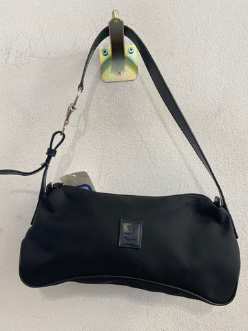 BORSA BAGUETTE A SPALLA PIERO GUIDI NERO