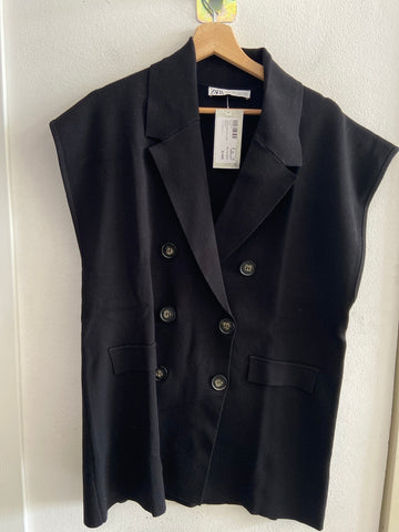 GILET ZARA TGL NERO DONNA