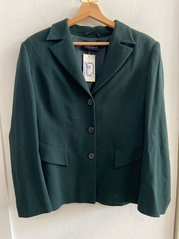 GIACCA BLAZER LUISA SPAGNOLI TG48 VERDE BOTTIGLIA