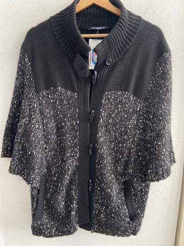 CARDIGAN MARINA RINALDI TGS NERO/GRIGIO