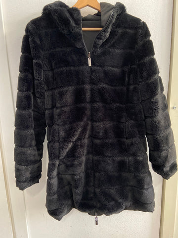 GIUBBOTTO GAUDI' TGS NERO DOUBLEFACE ECOPELLICCIA DONNA