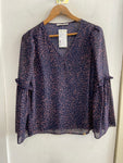CAMICIA GAUDI' TG40 BLU/ROSA FANTASIA