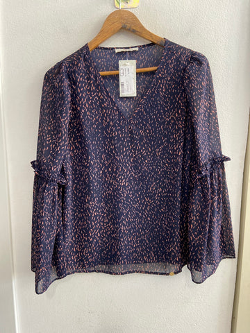 CAMICIA GAUDI' TG40 BLU/ROSA FANTASIA
