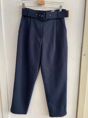 PANTALONE FRACOMINA JEANS TGS BLU C/CINTURA DONNA