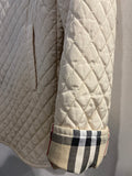 GIACCA BURBERRY TG42 TRAPUNTATA BEIGE