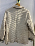 GIACCA BURBERRY TG42 TRAPUNTATA BEIGE