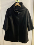 CAPPOTTO CORTO LES COPAINS TG42 NERO IN LANA